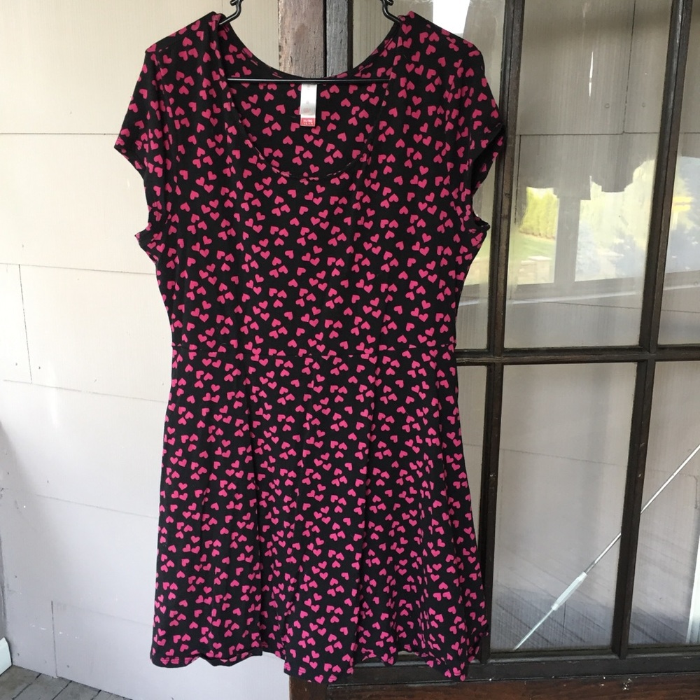 Valentine’s Day heart skater dress